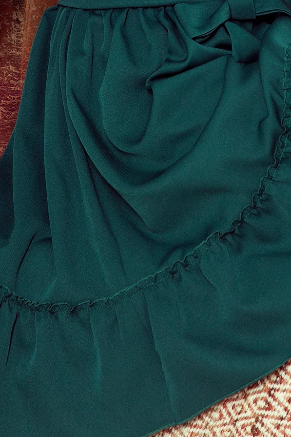 265-1 DAISY Kleid mit Rüschen - grün