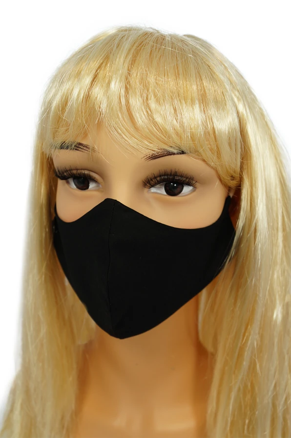 CV011 Wiederverwendbare dekorative Masken - Dunkelblaue Pfeile - 100% Baumwolle - 2 Stück